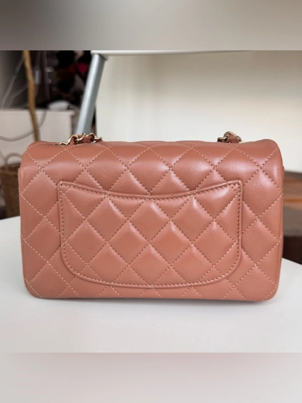 Chanel Classic Flap Mini Rectangular Caramel - Picture 2 of 16